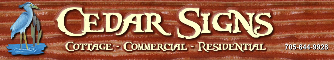 Cedar Signs